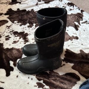 RedHead Kids Black Snow Boots